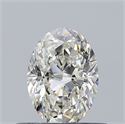 Diamante Natural 0.51 quilates, Ovalado , Color I, claridad VVS2 y certificado GIA