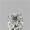 Natural Diamond 0.56 Carats, Cushion with  Cut, H Color, VVS1 Clarity and Certified by GIA