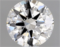 Natural Diamond 0.50 Carats, Round with Excellent Cut, G Color, SI1 Clarity and Certified by GIA