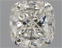 Natural Diamond 0.71 Carats, Cushion with  Cut, H Color, VS2 Clarity and Certified by GIA