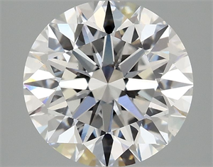 Picture of Lab Grown Diamond 3.10 Carats, Round with Excellent Cut, D Color, VS2 Clarity and Certified by IGI