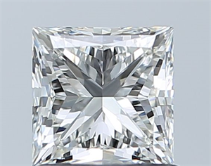 Picture of Natural Diamond 1.01 Carats, Princess with  Cut, I Color, VS2 Clarity and Certified by GIA