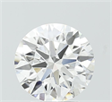 Lab Grown Diamond 2.56 Carats, Round with Ideal Cut, D Color, VVS2 Clarity and Certified by IGI