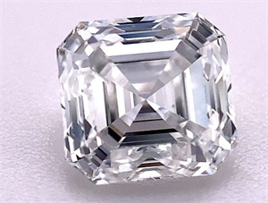 Foto Diamante Natural 1.20 quilates, Asscher , Color F, claridad VS2 y certificado GIA de