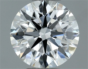 Picture of Natural Diamond 0.72 Carats, Round with Excellent Cut, F Color, VS1 Clarity and Certified by IGI