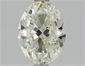 Natural Diamond 1.50 Carats, Oval with  Cut, L Color, SI2 Clarity and Certified by GIA