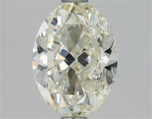 Picture of Natural Diamond 1.50 Carats, Oval with  Cut, L Color, SI2 Clarity and Certified by GIA