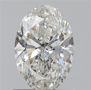 Picture of Natural Diamond 0.70 Carats, Oval with  Cut, H Color, SI2 Clarity and Certified by GIA