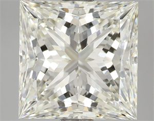 Picture of Natural Diamond 3.03 Carats, Princess with  Cut, I Color, VS1 Clarity and Certified by IGI
