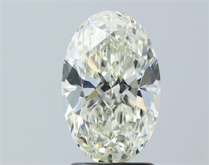 Picture of Natural Diamond 2.00 Carats, Oval with  Cut, L Color, VS2 Clarity and Certified by GIA
