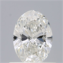 Natural Diamond 0.50 Carats, Oval with  Cut, G Color, VS1 Clarity and Certified by GIA