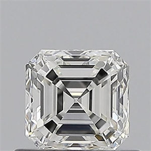 Picture of Natural Diamond 0.60 Carats, Asscher with  Cut, G Color, VVS1 Clarity and Certified by GIA