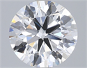 Del inventario de diamantes de laboratorio, 2.75 quilates, Redondo , Color F, claridad VS1 y certificado IGI