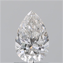 Natural Diamond 1.01 Carats, Pear with  Cut, H Color, VS2 Clarity and Certified by GIA