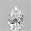 Natural Diamond 0.50 Carats, Pear with  Cut, E Color, VS1 Clarity and Certified by GIA