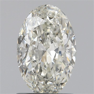 Picture of Natural Diamond 0.90 Carats, Oval with  Cut, H Color, IF Clarity and Certified by IGI
