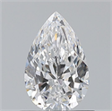 Diamante Natural 0.70 quilates, De pera , Color D, claridad VS1 y certificado GIA