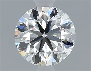 Picture of Natural Diamond 0.71 Carats, Round with Very Good Cut, G Color, IF Clarity and Certified by IGI