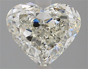 Picture of Natural Diamond 1.90 Carats, Heart with  Cut, K Color, SI1 Clarity and Certified by GIA