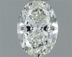 Picture of Natural Diamond 0.60 Carats, Oval with  Cut, H Color, VVS1 Clarity and Certified by IGI
