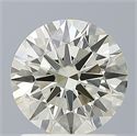 Diamante Natural 1.13 quilates, Redondo , Color M, claridad IF y certificado GIA