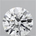 Lab Grown Diamond 0.80 Carats, Round with Ideal Cut, D Color, VS1 Clarity and Certified by IGI