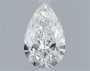 Picture of Natural Diamond 0.51 Carats, Pear with  Cut, E Color, VS2 Clarity and Certified by GIA