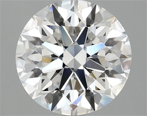 Picture of Lab Grown Diamond 3.02 Carats, Round with Ideal Cut, F Color, VVS2 Clarity and Certified by IGI