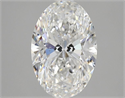 Diamante Natural 1.80 quilates, Ovalado , Color F, claridad SI1 y certificado GIA