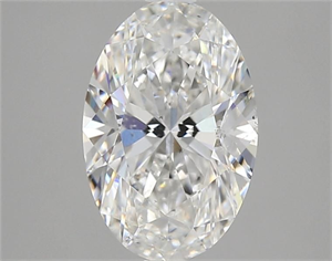 Foto Diamante Natural 1.80 quilates, Ovalado , Color F, claridad SI1 y certificado GIA de