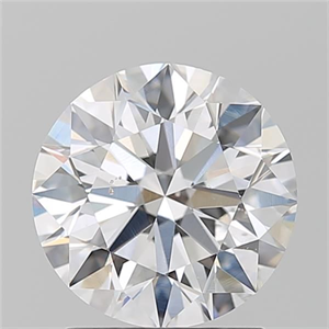 Picture of Natural Diamond 1.90 Carats, Round with Excellent Cut, E Color, SI1 Clarity and Certified by GIA