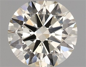 Picture of Natural Diamond 0.40 Carats, Round with Excellent Cut, K Color, VS1 Clarity and Certified by IGI