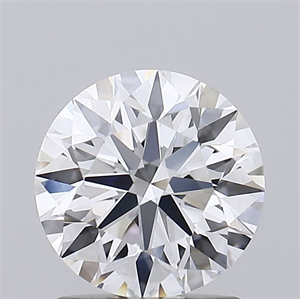 Picture of Lab Grown Diamond 1.51 Carats, Round with Ideal Cut, D Color, VVS2 Clarity and Certified by IGI
