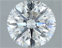 Natural Diamond 1.30 Carats, Round with Excellent Cut, F Color, SI2 Clarity and Certified by IGI