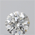 Natural Diamond 0.40 Carats, Round with Excellent Cut, H Color, VS1 Clarity and Certified by GIA
