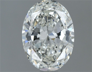 Picture of Natural Diamond 1.00 Carats, Oval with  Cut, H Color, VVS2 Clarity and Certified by IGI