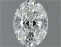 Diamante Natural 0.90 quilates, Ovalado , Color H, claridad VVS2 y certificado IGI