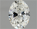 Natural Diamond 0.70 Carats, Oval with  Cut, G Color, VS2 Clarity and Certified by GIA