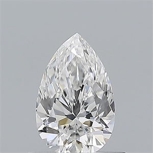 Foto Diamante Natural 0.60 quilates, De pera , Color E, claridad VVS2 y certificado GIA de