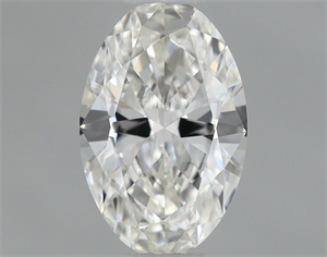 Picture of Natural Diamond 0.42 Carats, Oval with  Cut, G Color, IF Clarity and Certified by IGI