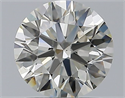 Natural Diamond 1.20 Carats, Round with Excellent Cut, L Color, SI1 Clarity and Certified by GIA