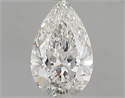 Diamante Natural 0.70 quilates, De pera , Color I, claridad VS2 y certificado GIA