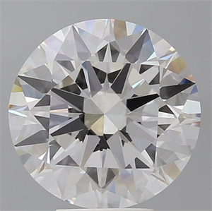 Picture of Lab Grown Diamond 6.00 Carats, Round with Excellent Cut, E Color, VVS2 Clarity and Certified by IGI