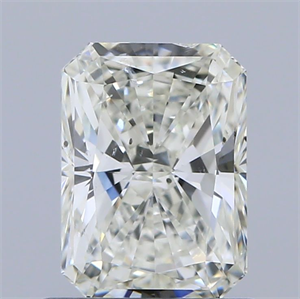 Picture of Natural Diamond 0.90 Carats, Radiant with  Cut, K Color, SI1 Clarity and Certified by GIA