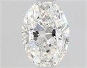 Diamante Natural 0.52 quilates, Ovalado , Color F, claridad VVS2 y certificado GIA