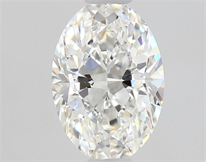 Foto Diamante Natural 0.52 quilates, Ovalado , Color F, claridad VVS2 y certificado GIA de