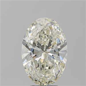 Foto Diamante Natural 5.02 quilates, Ovalado , Color K, claridad SI2 y certificado GIA de