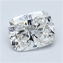 Natural Diamond 1.20 Carats, Cushion with  Cut, F Color, VVS1 Clarity and Certified by GIA