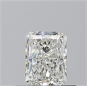 Diamante Natural 0.51 quilates, Radiante , Color H, claridad VVS2 y certificado GIA