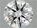 Del inventario de diamantes de laboratorio, 2.00 quilates, Redondo , Color D, claridad VVS2 y certificado IGI